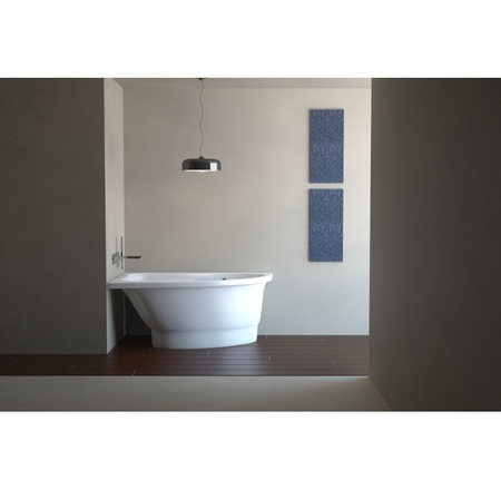 Vanna MIA 140x90cm labā balta+sifons