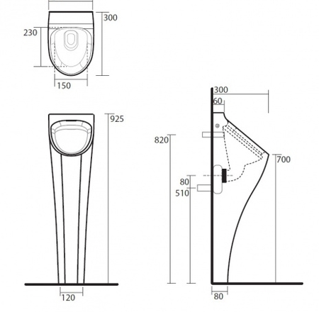 WC Pisuārs AQUATECH