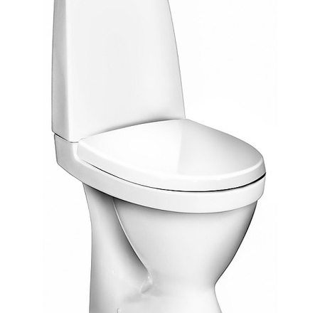 WC Gustavsberg.NAUTIC Hygienic Flush horiz.izvads + vāks Soft Close, balts