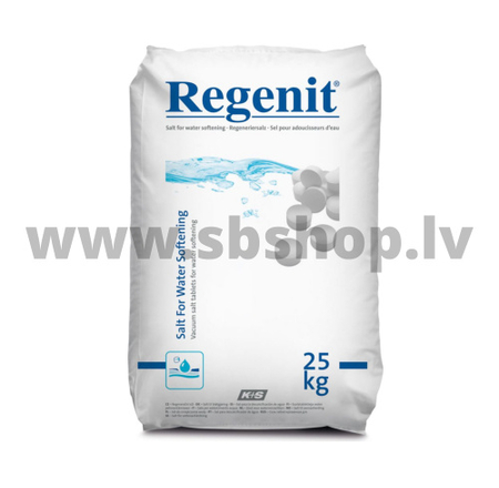Sāls tabletes REGENIT 25kg ūdens attīrīšanai (Vācija) AKCIJA