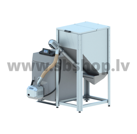 Granulu apkures katli SOKOL SLIM PELLET MINI 20 kW  ar automātisko degļa tīrīšanu