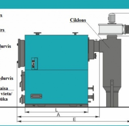 Malkas apkures katli CENTROMETAL EKO-CKS 500