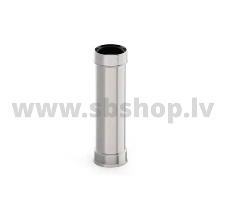 UMK Skursteņa caurule 1.0m, D130, AISI439/0.5mm