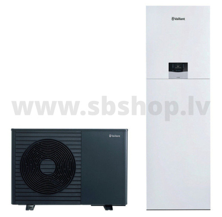 VAILLANT Siltumsūkņa gaiss-ūdens iekšējais bloks aroTHERM Pro VIH QW 190/7 E 18L ar tvertni 190L
