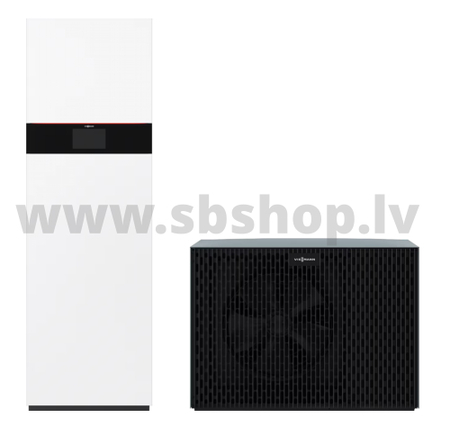 Viessmann Vitocal 222-S One Base siltumsūknis 5.3kW (2,6-7,5kW) ar dzesēšanas funkciju un AC