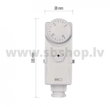 EMOS Termostats sūknim uz caurules P5681