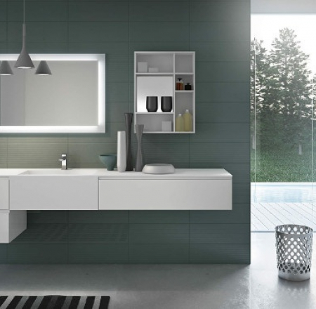 Mēbeļu komplekts STRATOS LINEAR 05 balts