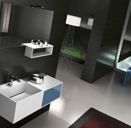 Mēbeļu komplekts STRATOS CUBIK 07 melna