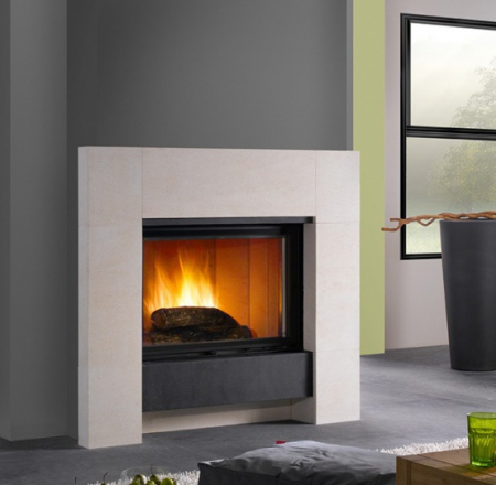 Kamīna apdare LODGE pusiebūvējama