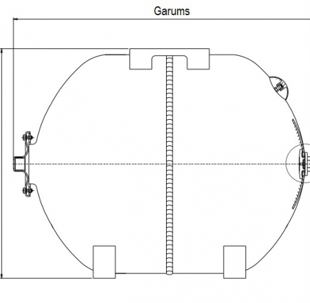 Hidrofors VAO 150L horizontāls