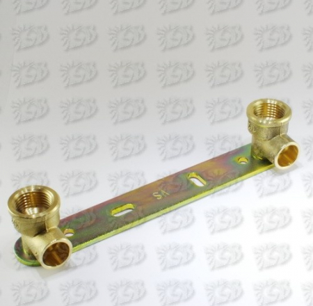 Sienas līkums dub. SL 1/2*15 taisns