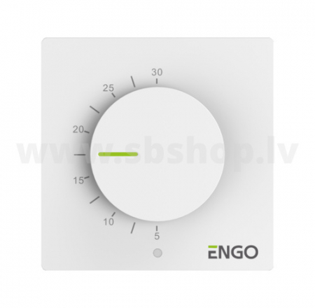 Termostats ENGO ESIMPLE 230V ZigBee smart, balts
