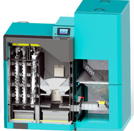 Granulu apkures katli CENTROMETAL PEL-TEC 48